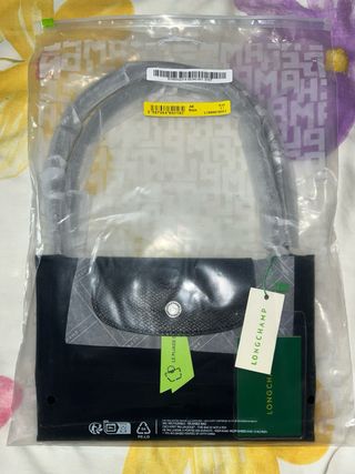 Bolso Longchamp Negro Plegable