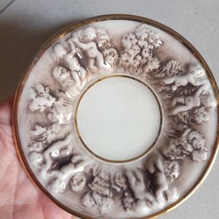 Set Caffè x 12 Porcellana Bassorilievo Capodimonte