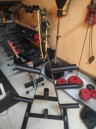 Soporte para discos olímpicos