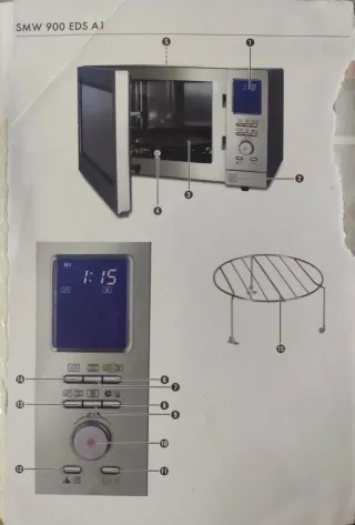 Microondas Silvercrest SMW EDS A1.