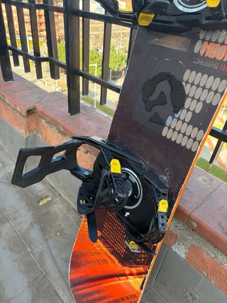 Tabla Snowboard con Fijaciones