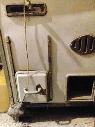 Cocina Económica Antigua Hierro Fundido Vintage