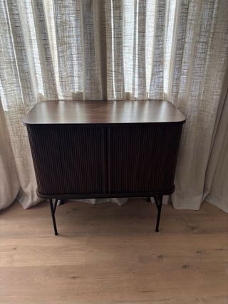 Mueble auxiliar madera y metal