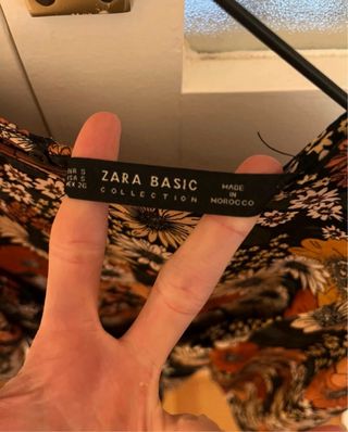 Camisa Zara Estampado Floral Elegante