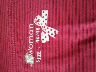 Jersey - camiseta cuello alto sin mangas rojo