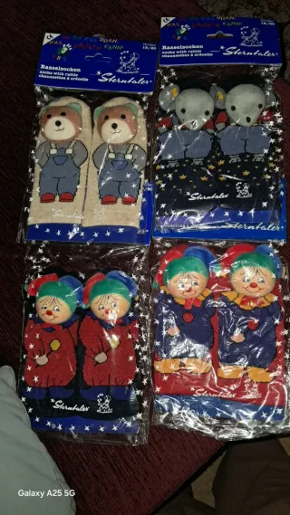 Lote calcetines sonajero bebé Sternthaler