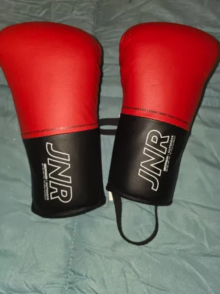 Guantes FAST Boxeo Rojo y Negro 4oz y 6oz+Regalo