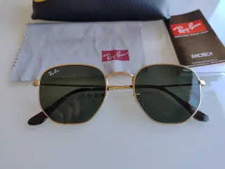 Gafas de sol Ray-Ban Hexagonal Dorado/Verde