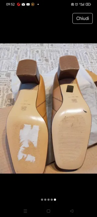 Décolleté in vera pelle NUOVE