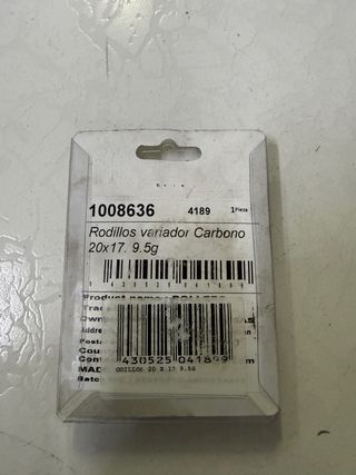 Tecnium Rodillos Variador Carbono 20x17 10.5g