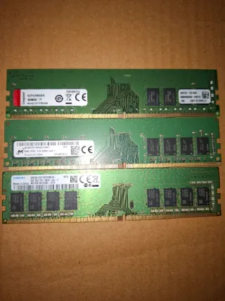 Modulos de RAM 8GB DDR4