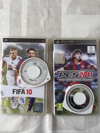 Giochi PSP FIFA 10 e PES 2011