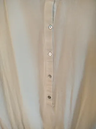 Camisa fluida blanca talla única