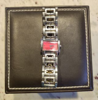 Reloj Lotus Mujer Rojo y acero
