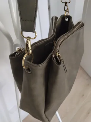 Bolso de hombro Misako verde oliva