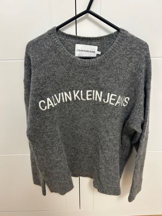Jersey Calvin Klein Jeans Gris Talla S