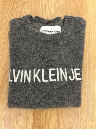 Jersey Calvin Klein Jeans Gris Talla S