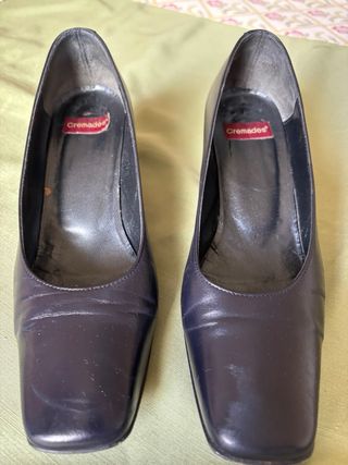 Zapatos de tacón Cremades piel azul marino talla 3