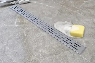 Canaleta de ducha metálica