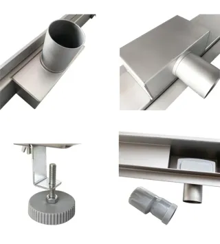 Canaleta de ducha metálica