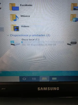 Samsung R522 Portátil Negro/Gris