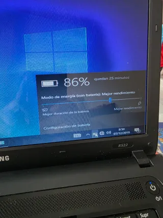 Samsung R522 Portátil Negro/Gris