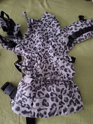 Mochila Porteo Fidela Baby Estampado Leopardo