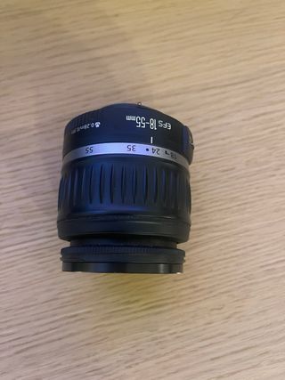 Cámara Canon EOS 1000D + Objetivo 18-55