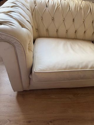 SE NECESITA GRÚA Regalo Sofá Chesterfield Piel