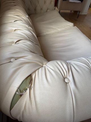 SE NECESITA GRÚA Regalo Sofá Chesterfield Piel