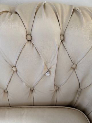 SE NECESITA GRÚA Regalo Sofá Chesterfield Piel