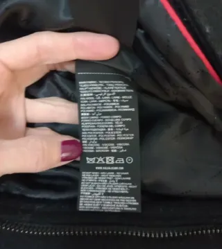 Abrigo negro mujer Salsa