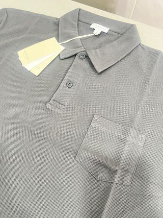 Polo Sunspel Riviera Cinza