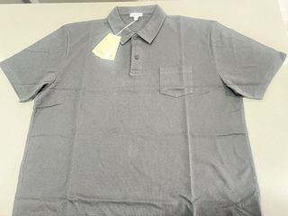 Polo Sunspel Riviera Cinza