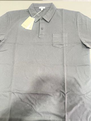 Polo Sunspel Riviera Cinza