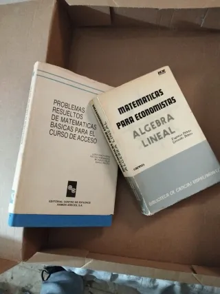 Problemas resueltos de matemática y álgebra lineal