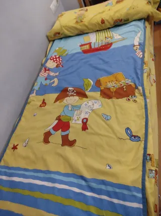 Cortinas piratas + edredón regalo