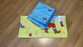 Cortinas piratas + edredón regalo