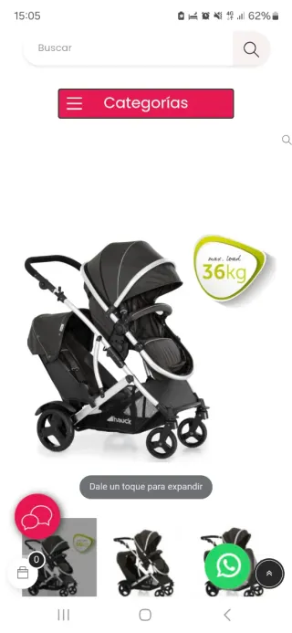 Passeggino gemellare Hauck