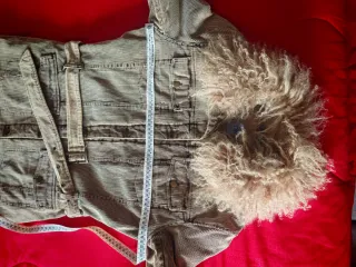 Cappotto ONYX tg. 42 velluto con pelliccia