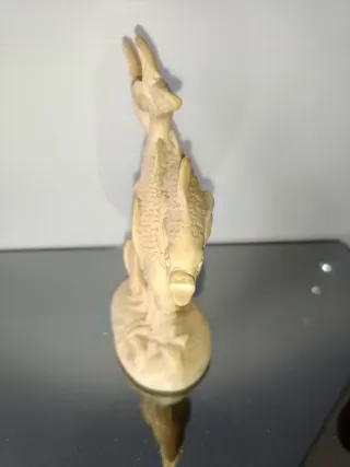 Scultura pesci A.Santini resina vintage