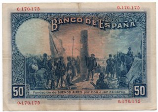 Lote 5 billetes 25-50-100-500 y 1000 Pesetas