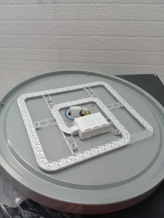 Ventilador de Techo con Aspas y Lámpara Led