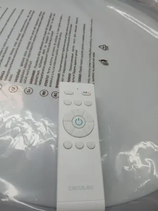 Ventilador de Techo con Aspas y Lámpara Led