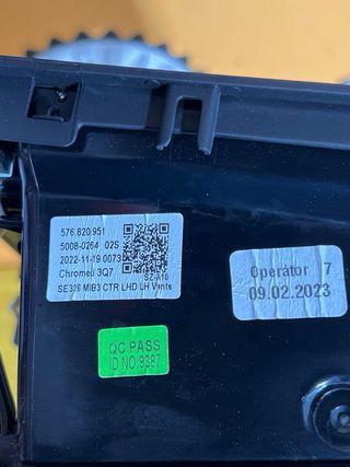 AIREADOR CENTRAL SEAT ATECA