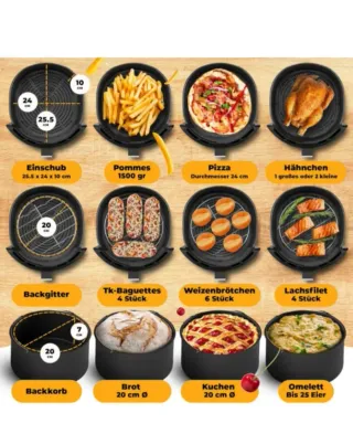 Freidora de aire 6.5L