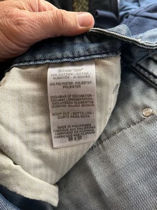 Pantalón Levis Talla 36x32 Azul