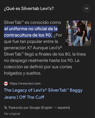 Pantalón Levis Talla 36x32 Azul