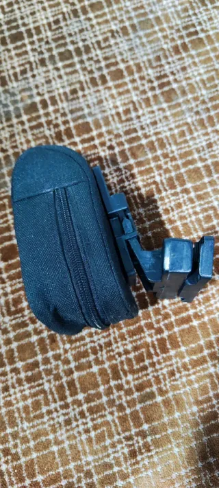 Bolsa sillín bicicleta negra