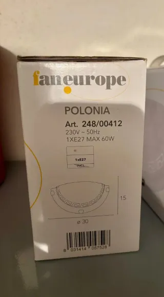 Lampada da parete  in vetro